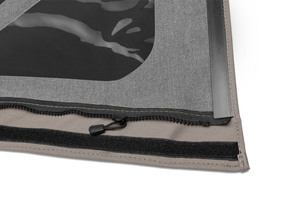 Complete Soft Top Tinted Window with Frame & Hardware for 1997-2006 Jeep Wrangler TJ Rampage-2