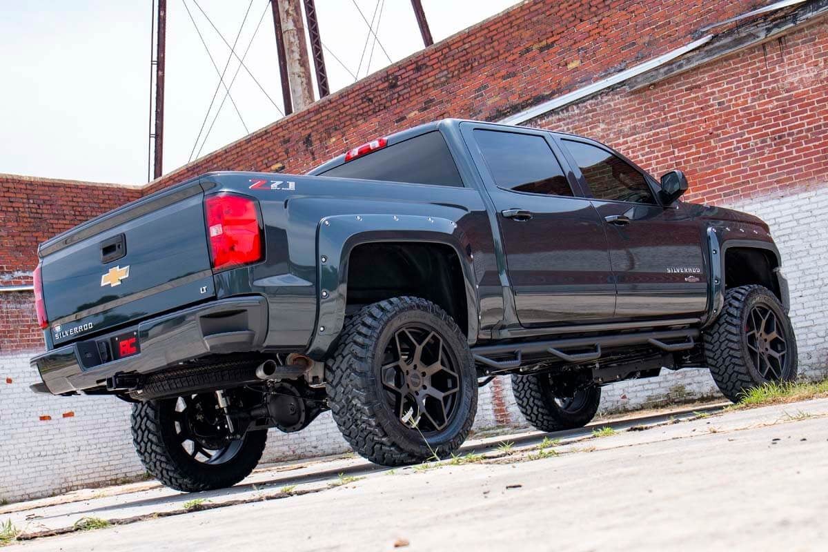 Vertex 2.5 Reservoir Coilovers Front 6-7.5 Inch Silverado/Sierra 1500 (07-18 & Classic) Rough Country-2