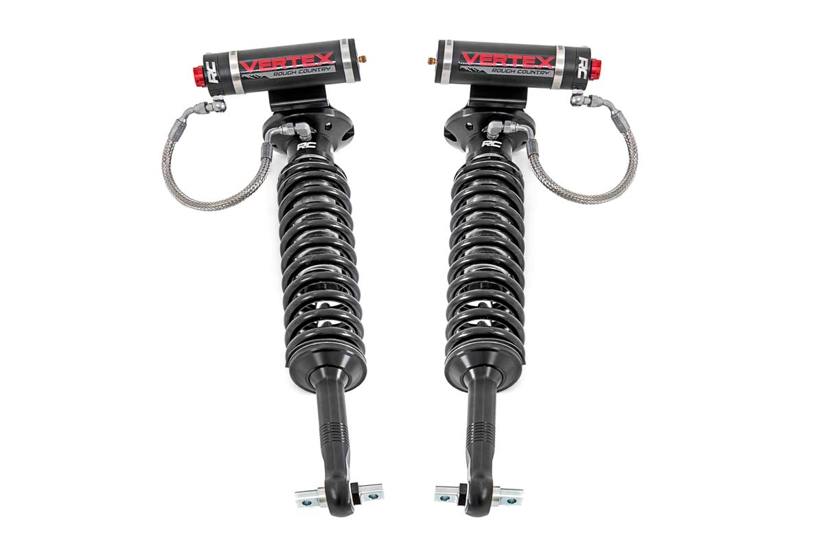 Vertex 2.5 Remote Reservoir Leveling Coilovers | 2 Inch | Ford F-150 (14-24) Rough Country