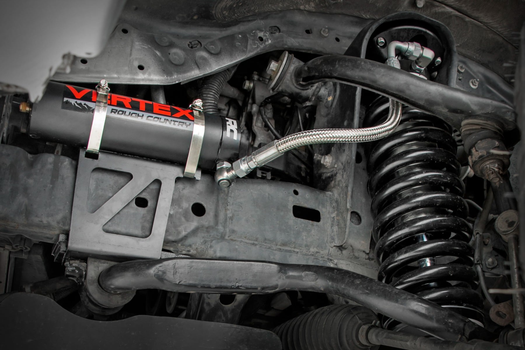 Vertex 2.5 Reservoir Coilovers Front 6 Inch Toyota Tacoma 2WD/4WD (05-23) Rough Country-1