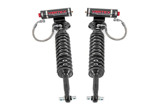 Rough Country Silverado/Sierra Front Adjustable Vertex Coilovers 2 Inch Lifts Pair For 19-Pres Silverado/Sierra 1500 Rough Country