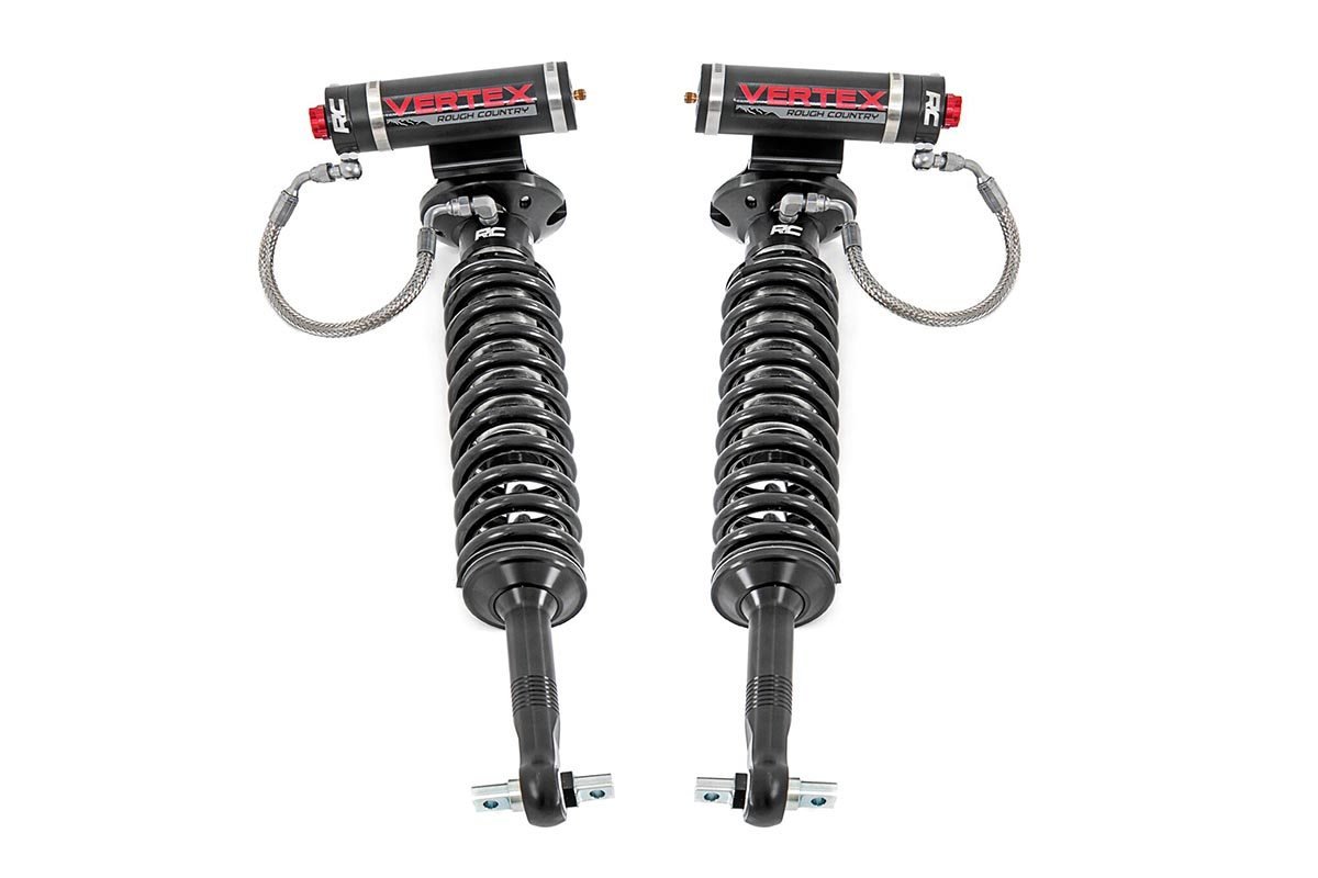 Rough Country GM Front Adjustable Vertex Coilovers (07-18 Silverado/Sierra 1500 for 3.5 Inch Lifts) Rough Country