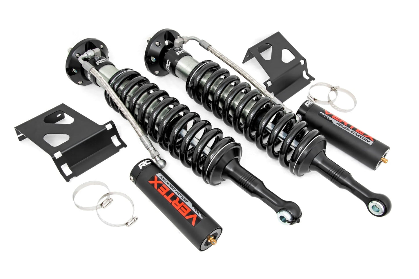 Vertex 2.5 Reservoir Coilovers Front 3.5 Inch Toyota Tacoma 2WD/4WD (05-23) Rough Country