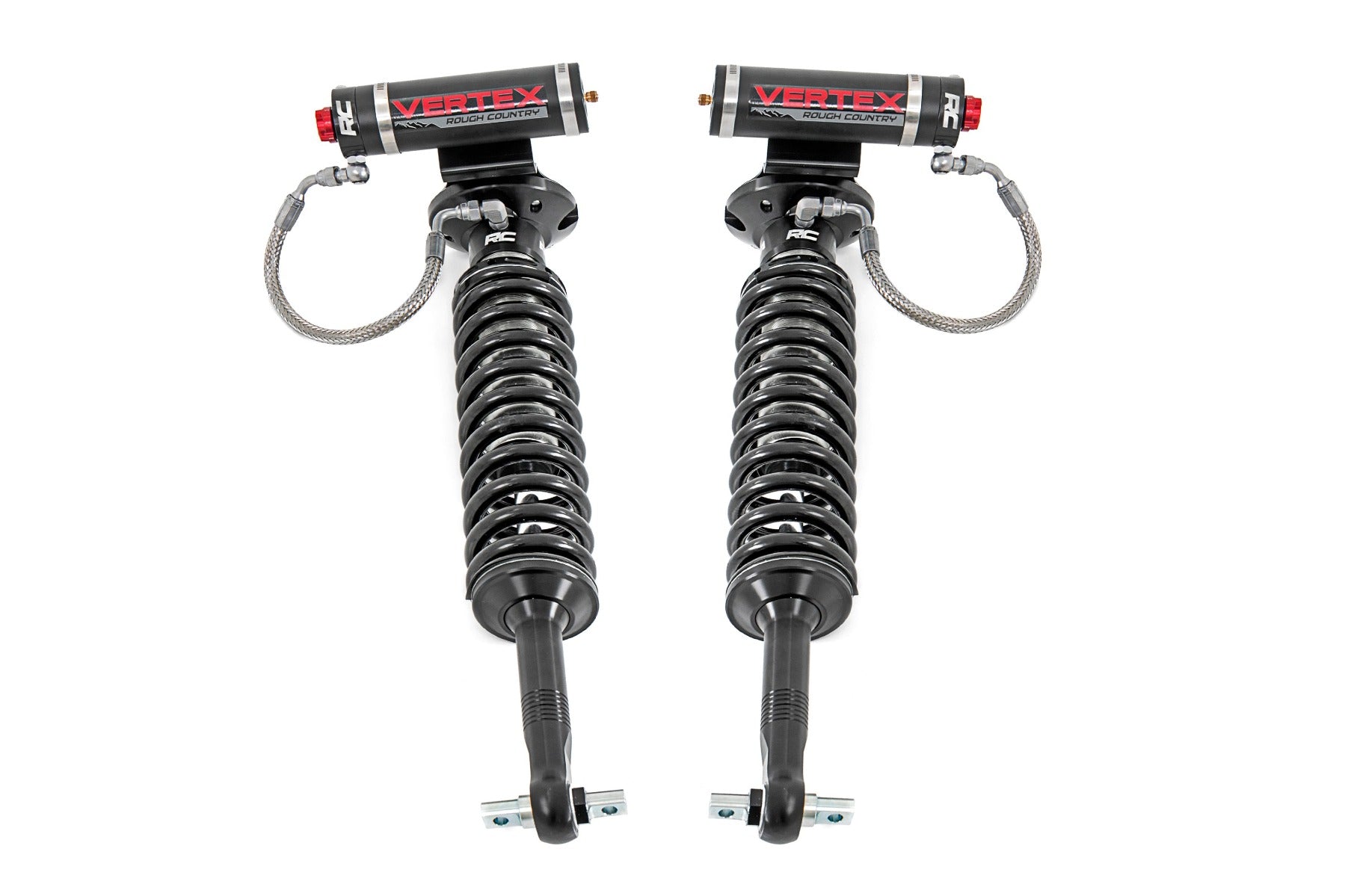 Rough Country Ford Front Adjustable Vertex Coilovers 09-13 Ford F-150 4WD for 6 Inch Lifts Rough Country