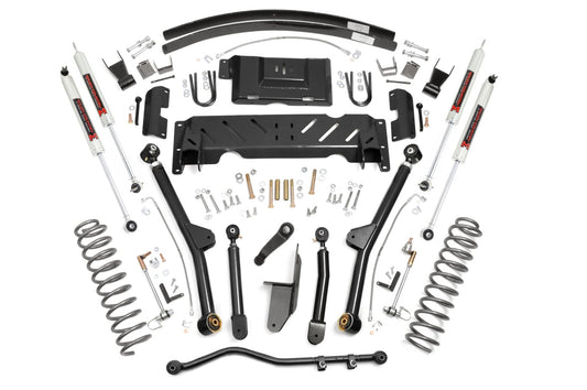 4.5 Inch Lift Kit Long Arm RR AAL NP231 M1 Jeep Cherokee XJ (84-01) Rough Country