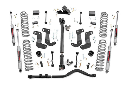 3.5 Inch Jeep Suspension Lift Kit Premium N3 Shocks Stage 2 Coils & Control Arm Drop 18-20 Wrangler JL Rough Country-4