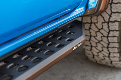 RB20 Running Boards With Mounting Brackets Textured Black 2019-2026 Ford Ranger Go Rhino-8