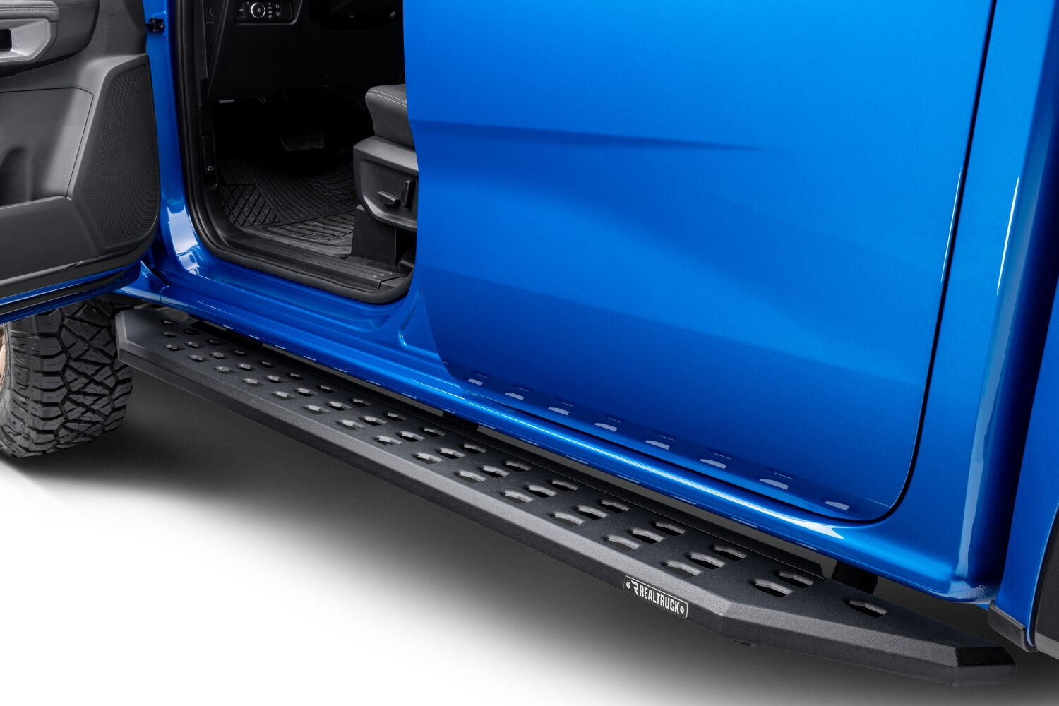 RB20 Running Boards With Mounting Brackets Textured Black 2019-2026 Ford Ranger Go Rhino-9