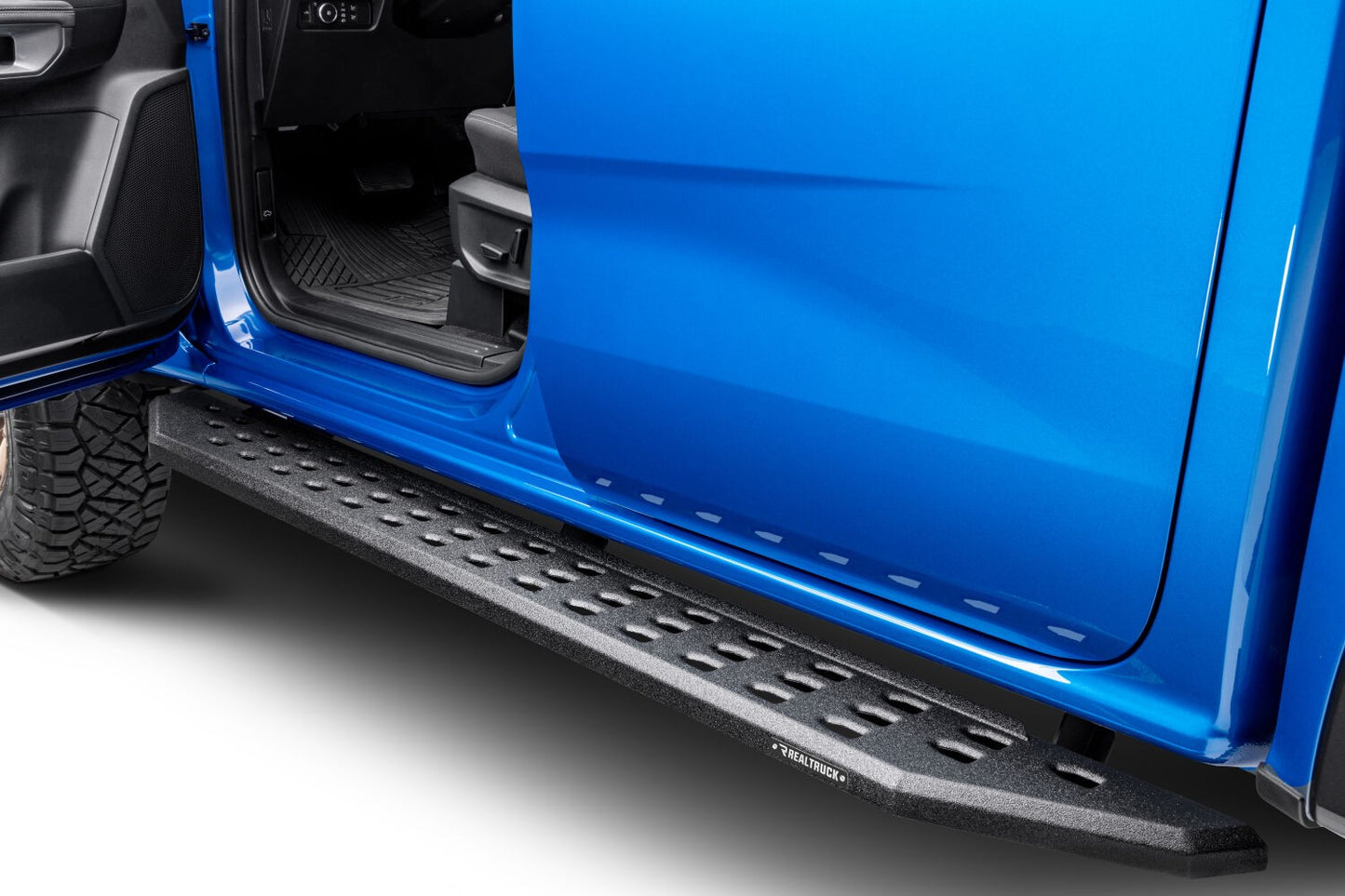 RB20 Running Boards With Mounting Brackets Protective Bedliner Coating 2019-2026 Ford Ranger Go Rhino-3