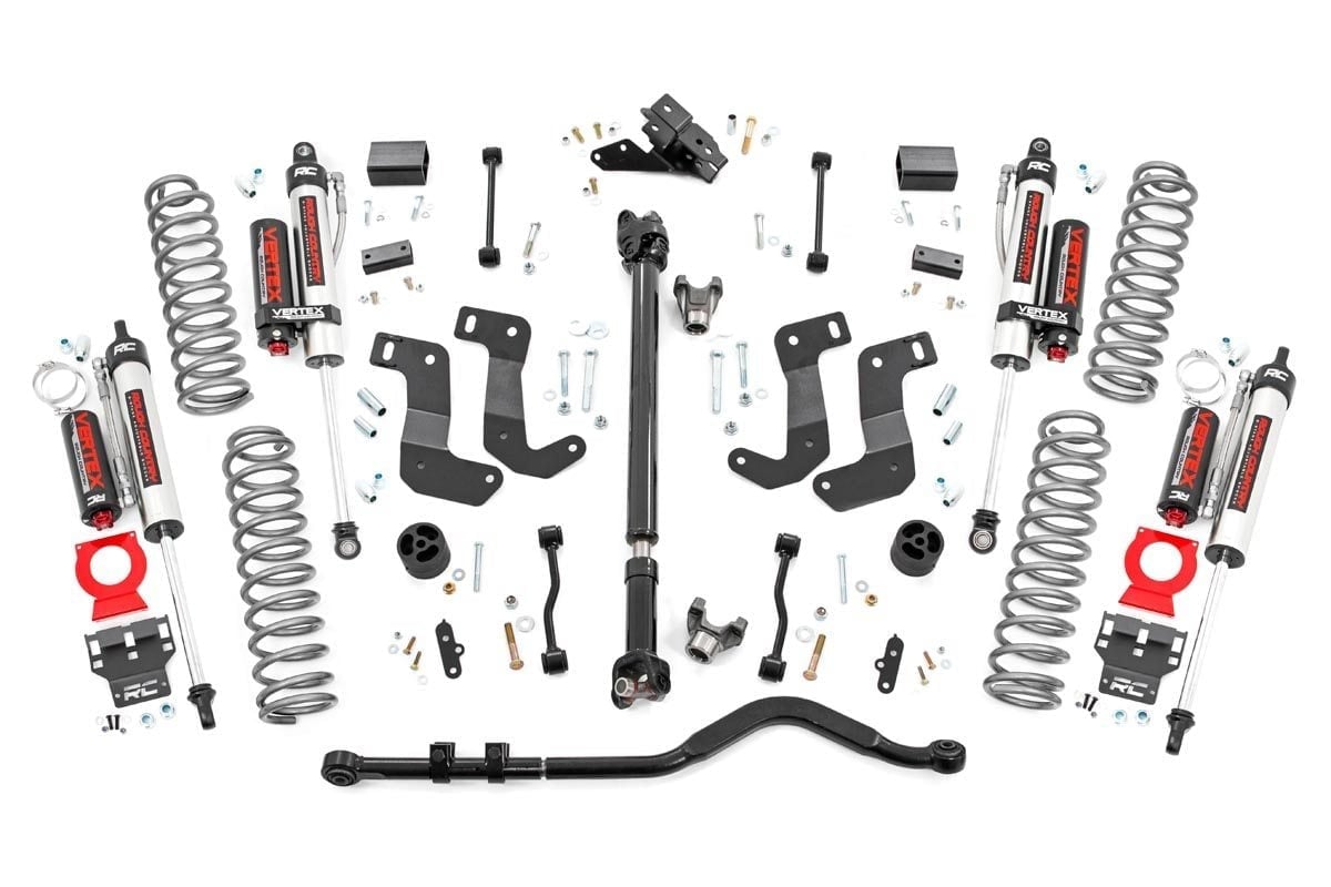 3.5 Inch Lift Kit | C/A Drop | FR D/S | Vertex | Jeep Wrangler JL 4WD (2024) Rough Country