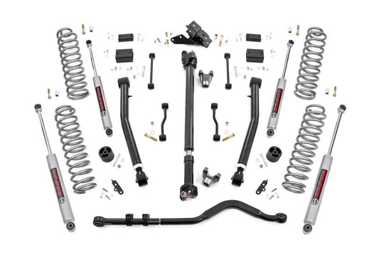 3.5 Inch Lift Kit | Adj LCA | FR D/S | Jeep Wrangler JL Rubicon 4WD (18-23) Rough Country