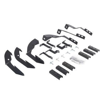 V Series V3, RB30 and RB Slim Side Steps Mounting Brackets Only Textured Black 2015-2018 Silverado/Sierra 2500 HD/3500 HD Go Rhino
