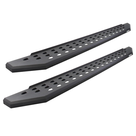 RB20 Running Boards With Mounting Brackets Textured Black 2021-2025 Ford Bronco Go Rhino