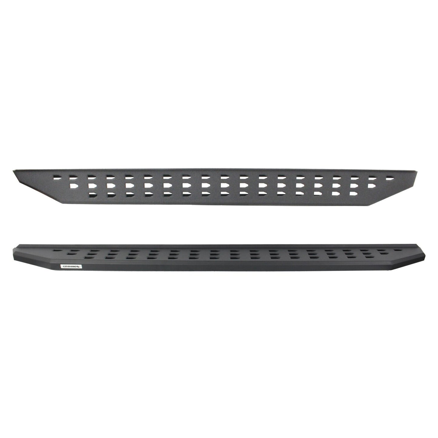 RB20 Running Boards With Mounting Brackets Textured Black 2021-2025 Ford Bronco Go Rhino-3