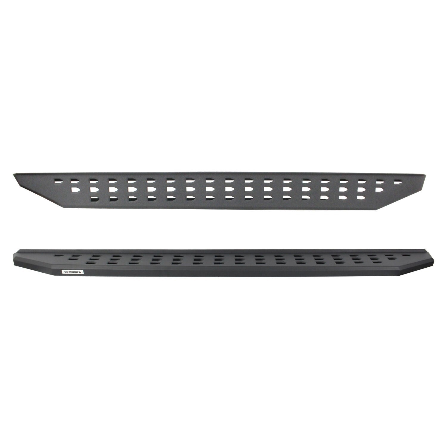 RB20 Running Boards With Mounting Brackets Textured Black 2021-2025 Ford Bronco Go Rhino-3