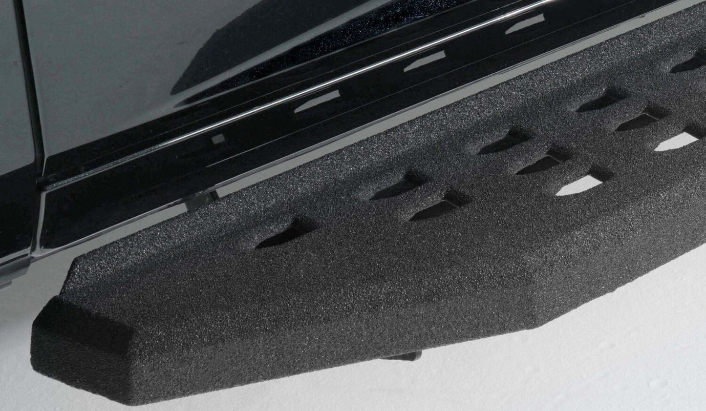 RB20 Running Boards With Mounting Brackets Protective Bedliner Coating 2021-2025 Ford Bronco Go Rhino-4