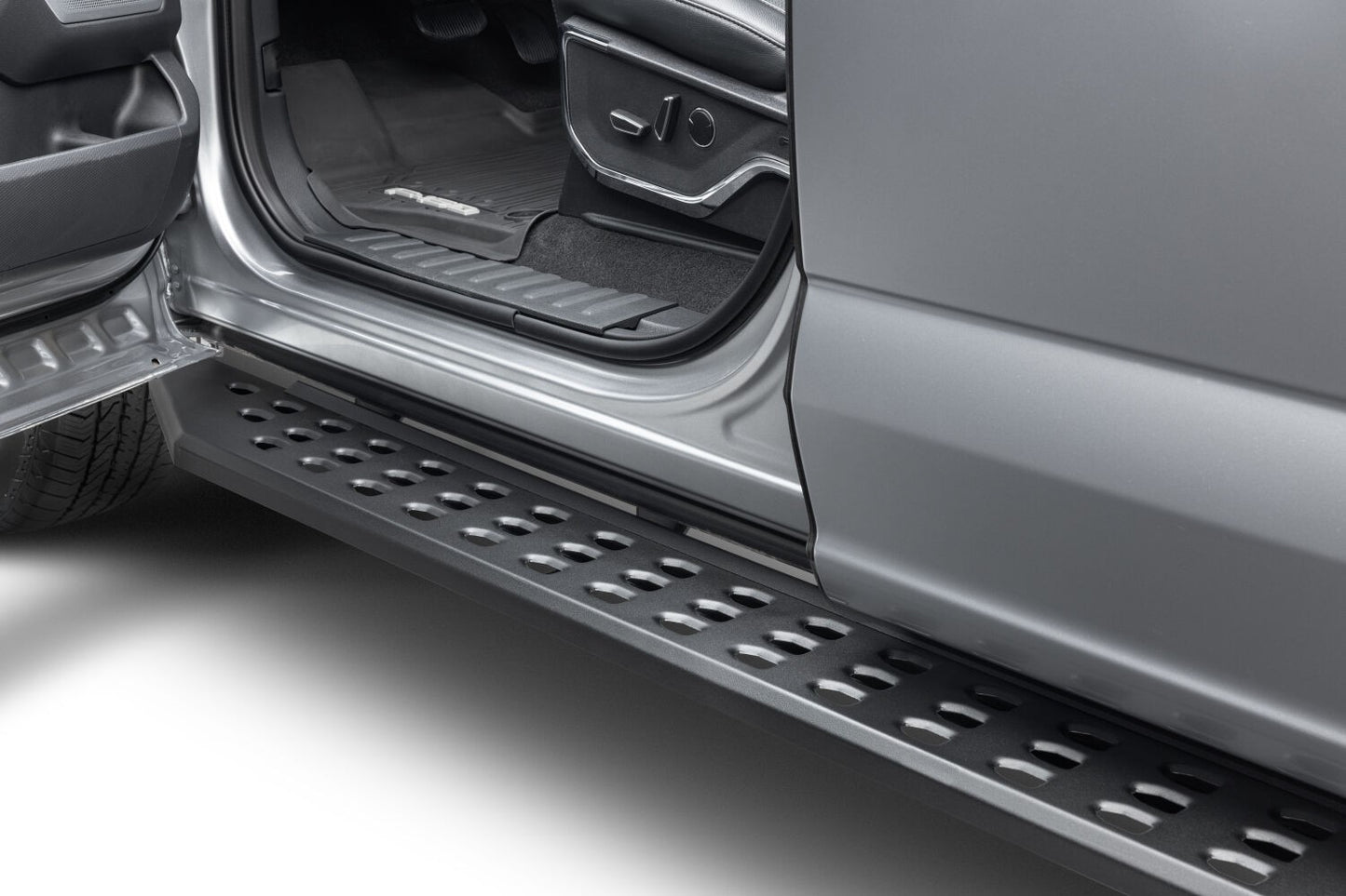 RB20 Running Boards With Mounting Brackets Textured Black 2015-2026 Ford F-150/ F-250/F-350 Go Rhino-14