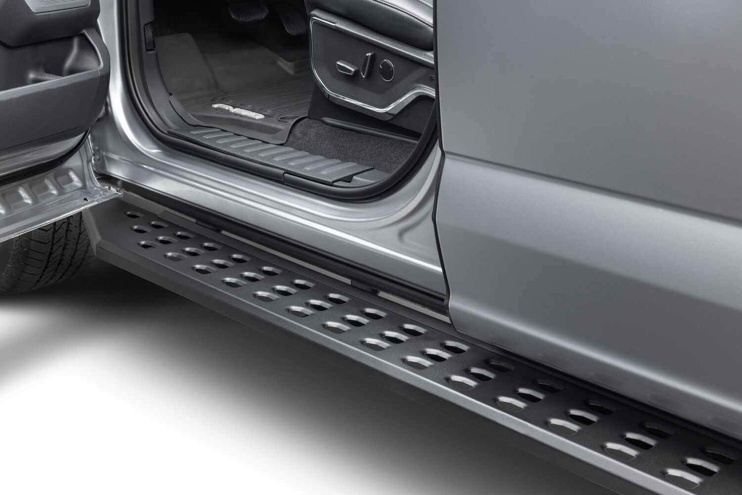 RB20 Running Boards With Mounting Brackets Textured Black 2015-2026 Ford F-150/ F-250/F-350 Go Rhino-14