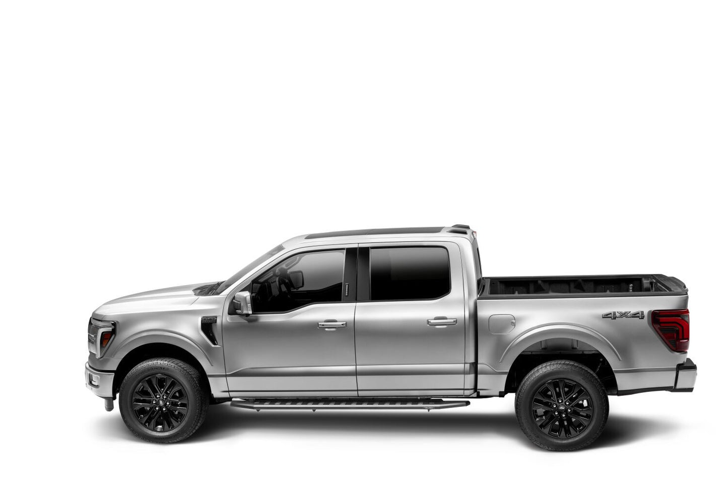 RB20 Running Boards With Mounting Brackets Textured Black 2015-2026 Ford F-150/ F-250/F-350 Go Rhino-20