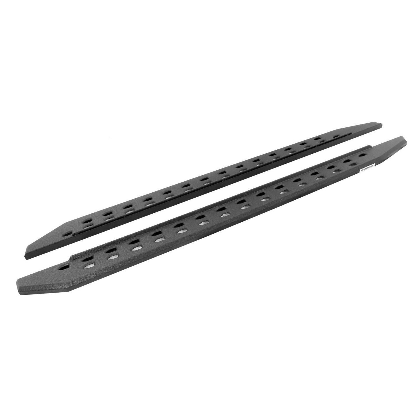 RB10 Slim Line Running Boards With Mounting Brackets Angled Protective Bedliner Coating 2015-2026 Ford F-150/ F-250/F-350 Extended Cab Go Rhino-5