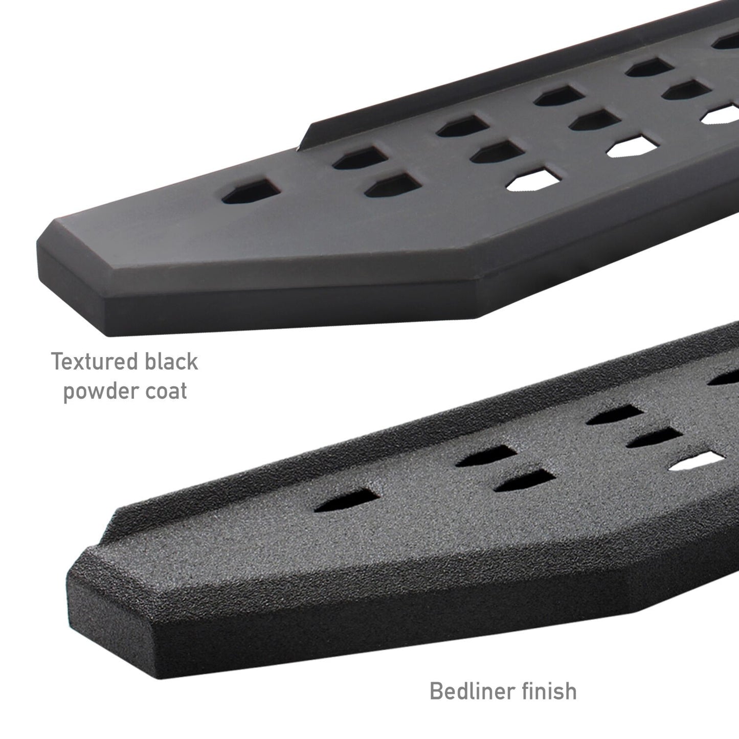 RB20 Running Boards With Mounting Brackets Protective Bedliner Coating 2015-2026 Ford F-150/ F-250/F-350 Extended Cab Go Rhino-4