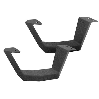 Drop Steps for RB Series Running Boards RB10/RB20/RB30, One Pair Protective Bedliner Coating 1999-2024 Ford F-250/F-350 2005-2026 Toyota Tacoma 2007-2024 Toyota Tundra 2007-2026 Jeep Wrangler Go Rhino