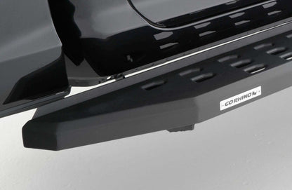 RB20 Running Boards With Mounting Brackets Textured Black 2015-2018 Ram 1500 Go Rhino-9