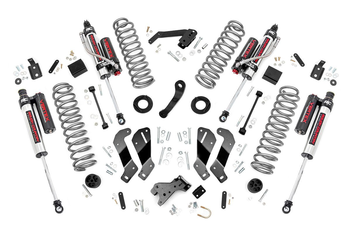 Rough Country 3.5 Inch Jeep Suspension Lift Kit Vertex Control Arm Drop 07-18 Wrangler JK Rough Country