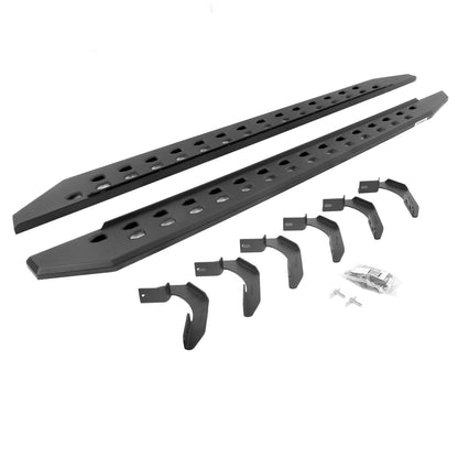 RB10 Slim Line Running Boards W/Brackets 2005-2026 Nissan Frontier Go Rhino-7