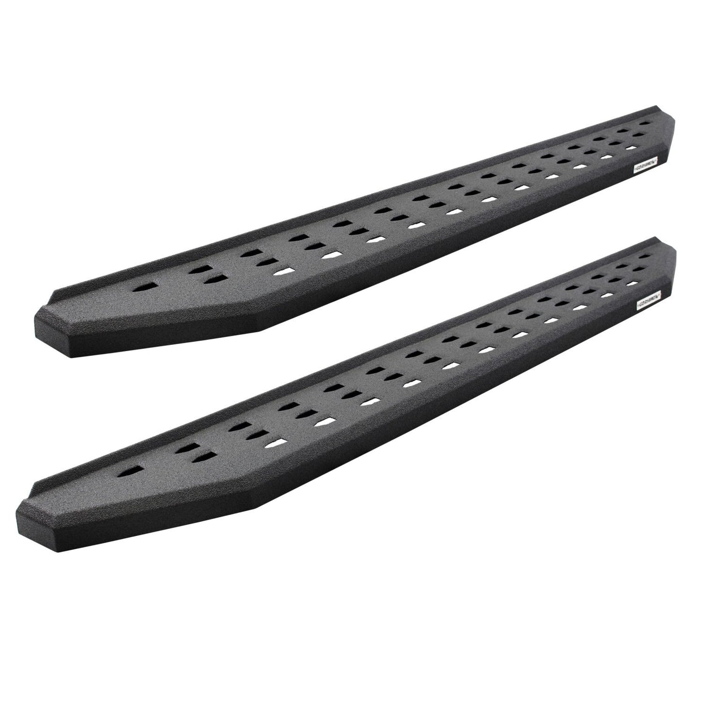 RB20 Running Boards With Mounting Brackets & 2 Pairs of Drop Steps Kit Protective Bedliner Coating 2007-2021 Toyota Tundra Go Rhino