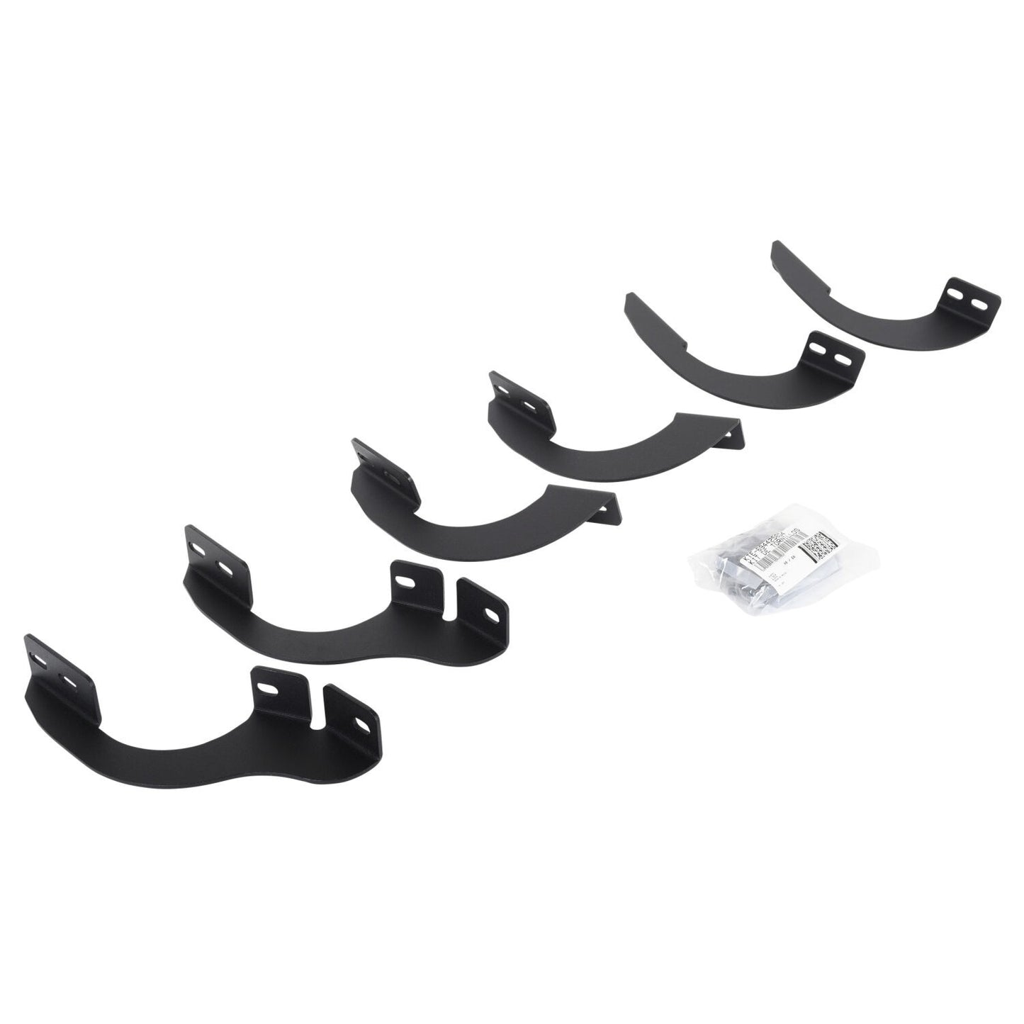 RB10/RB20 Running Boards Mounting Brackets Only Textured Black 2014-2024 Toyota 4Runner Go Rhino-1