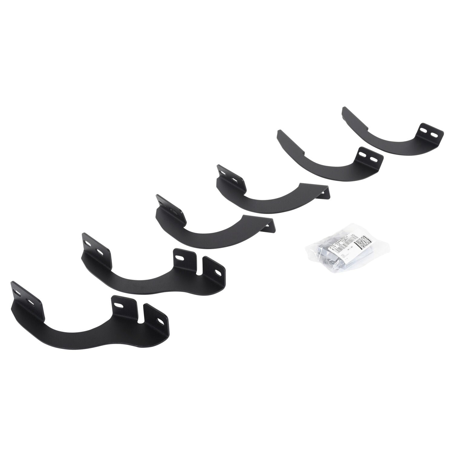 RB10/RB20 Running Boards Mounting Brackets Only Textured Black 2014-2024 Toyota 4Runner Go Rhino-1