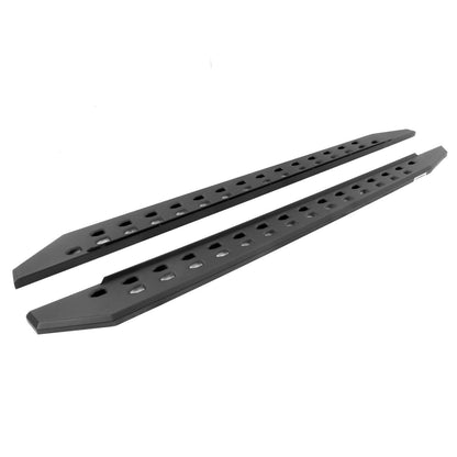 RB20 SlimLine Running Boards W/Brackets Kit Textured Black 2024-2026 Toyota Tacoma Go Rhino-9