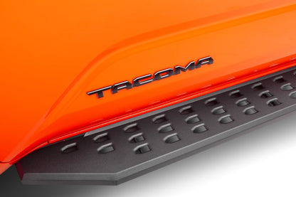 RB20 Running Boards with Mounting Brackets Kit Textured Black 2024-2026 Toyota Tacoma Go Rhino-4