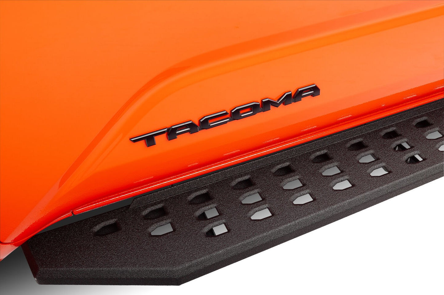 RB20 Running Boards with Mounting Brackets Kit Protective Bedliner coating 2024-2026 Toyota Tacoma Go Rhino-1