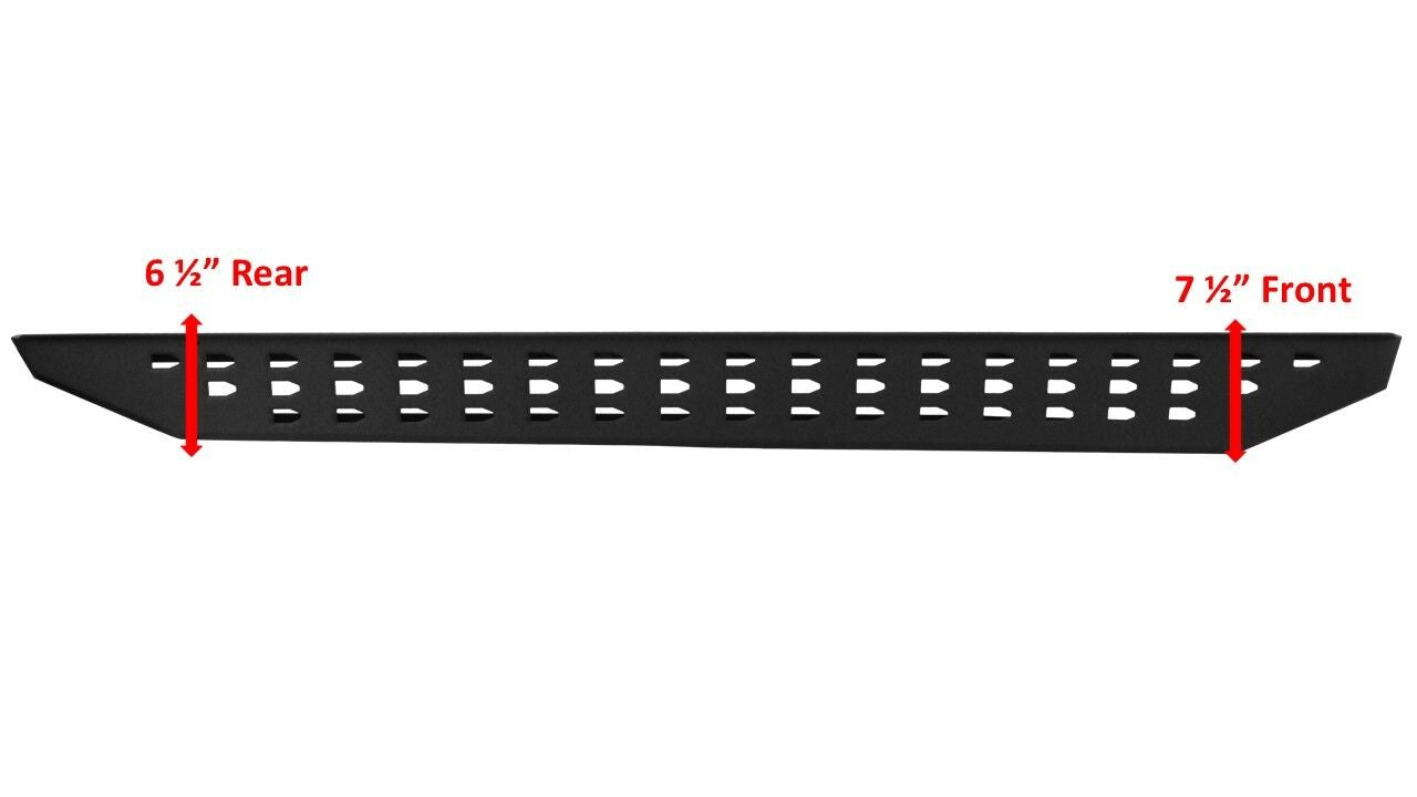 RB20 Running Boards Complete Kit: RB20 Running board + Brackets + 2 pair RB20 Drop Steps Textured Black 2023-2026 Toyota Sequoia Go Rhino