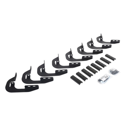 RB20 Running Boards Complete Kit Textured Black: RB20 Running board + Brackets Protective Bedliner coating 2023-2026 Toyota Sequoia Go Rhino