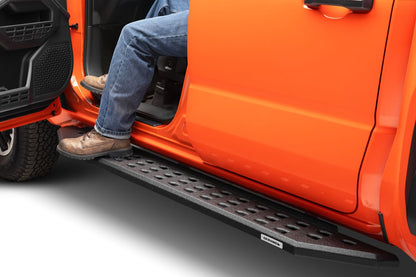 RB20 Running Boards with Mounting Brackets Kit Bedliner For 2024-2026 Lexus GX550 2024-2026 Toyota Land Cruiser Go Rhino-3