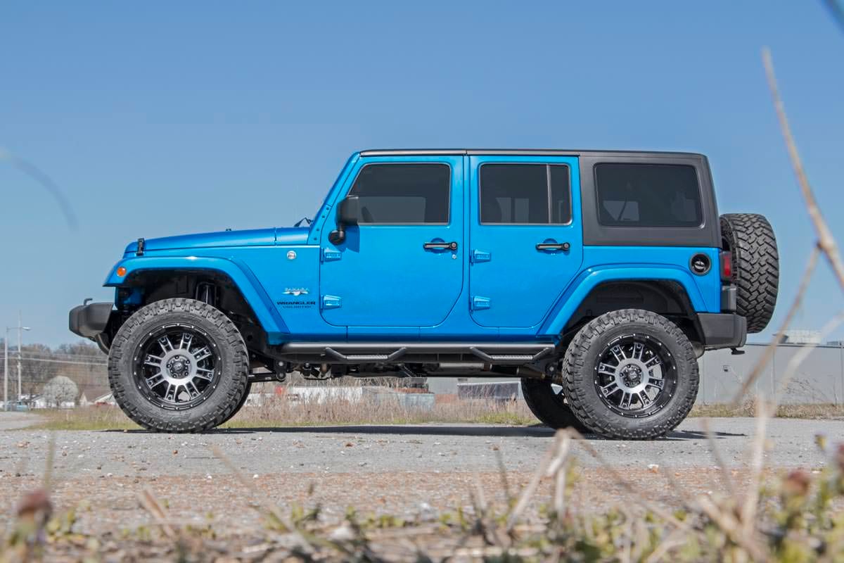 3.5 Inch Lift Kit M1R Jeep Wrangler Unlimited 2WD/4WD (2007-2018) Rough Country-3