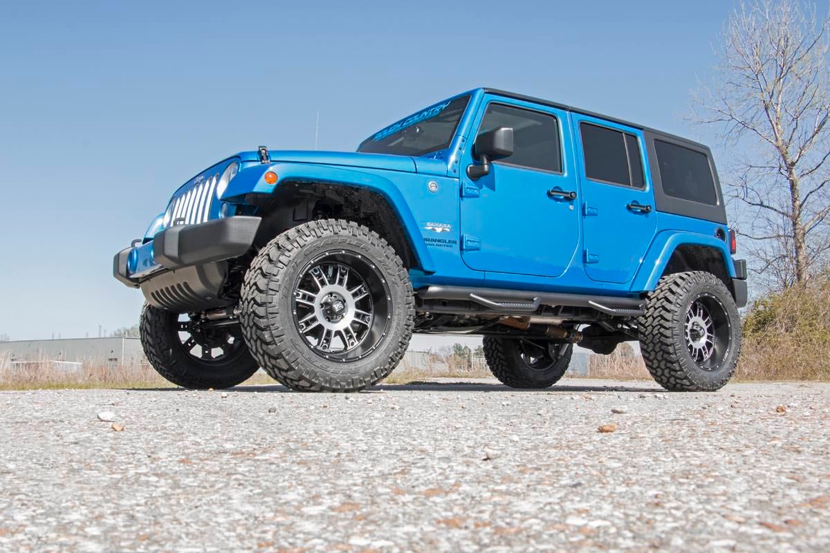 3.5 Inch Lift Kit M1R Jeep Wrangler Unlimited 2WD/4WD (2007-2018) Rough Country-4