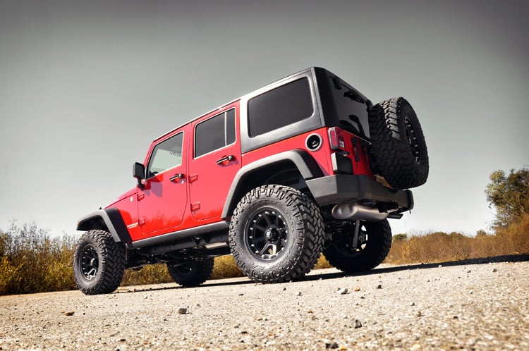 3.5 Inch Lift Kit M1R Jeep Wrangler Unlimited 2WD/4WD (2007-2018) Rough Country-5