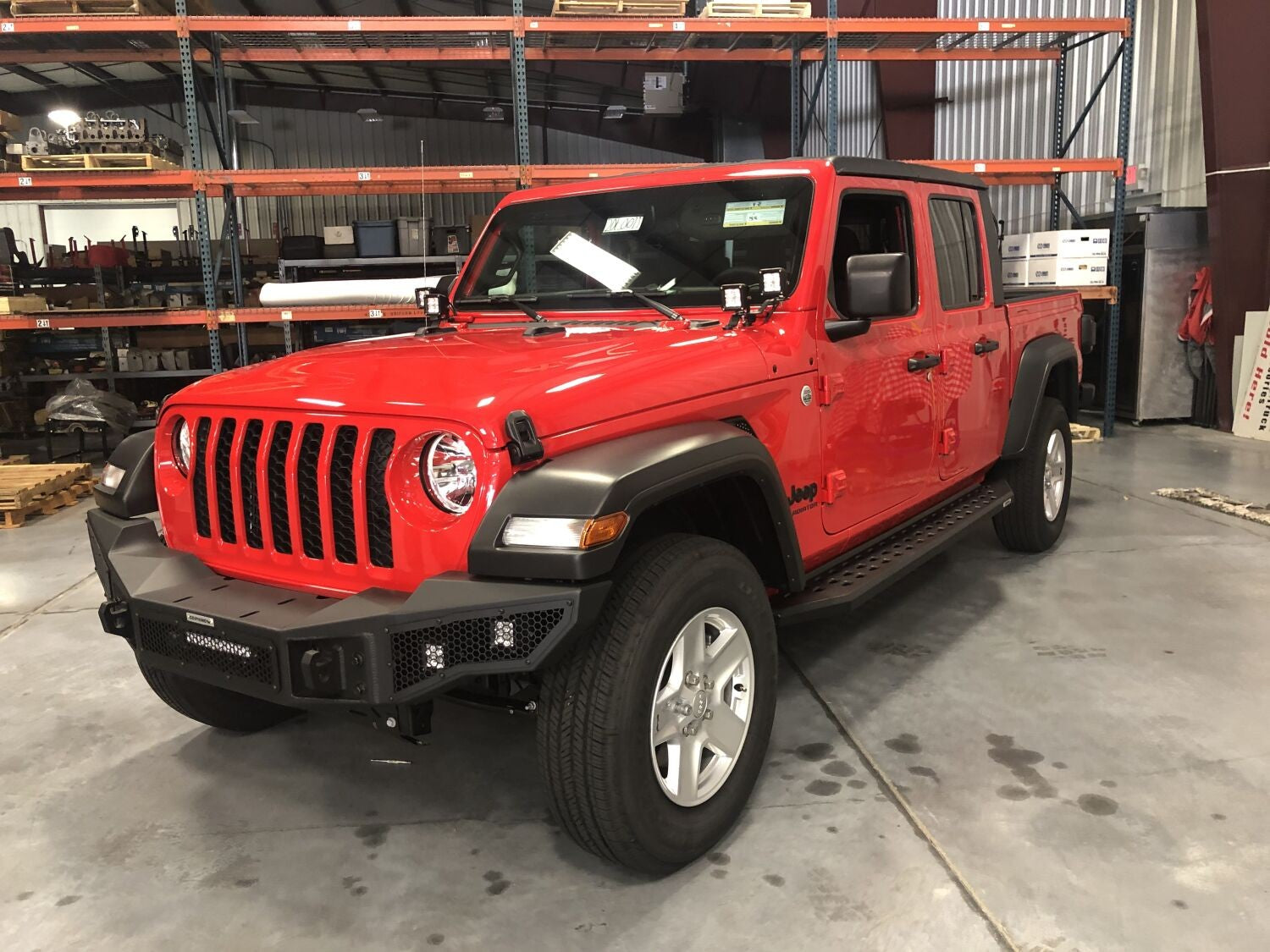 RB20 Running Boards With Mounting Brackets Textured Black 2020-2025 Jeep Gladiator Go Rhino-2