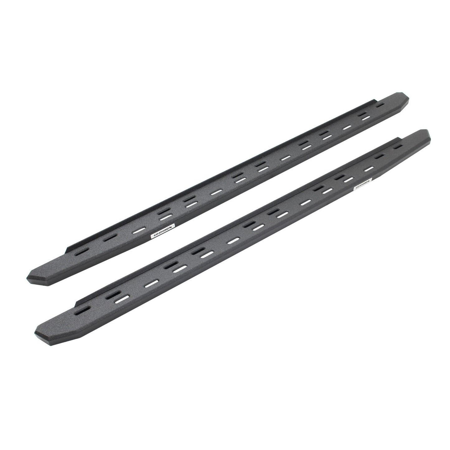 RB30 Slim Line Running Boards Boards Only Protective Bedliner Coating 2018-2026 Jeep Wrangler JL 2021-2025 Ford Bronco Go Rhino