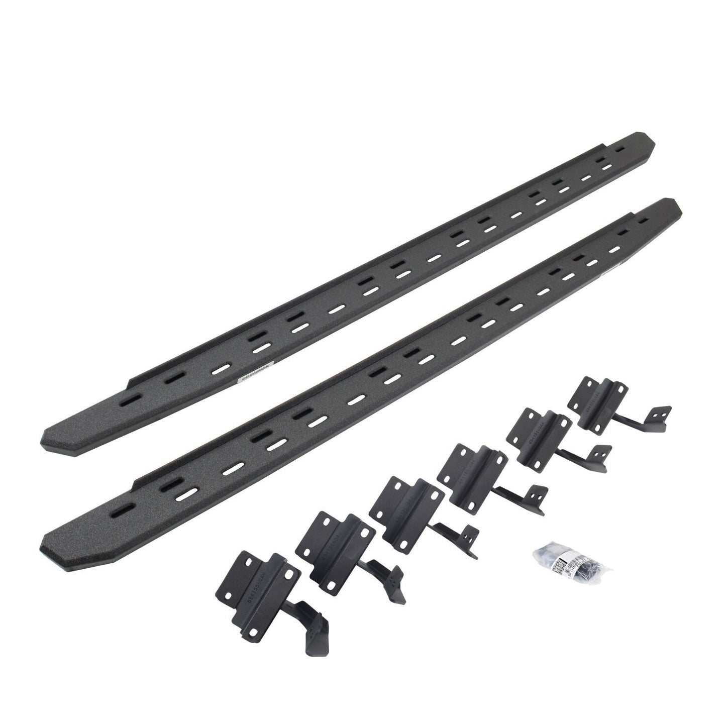 RB30 Slim Line Running Boards with Mounting Bracket Kit Protective Bedliner Coating 2004-2014 Ford F-150 Go Rhino