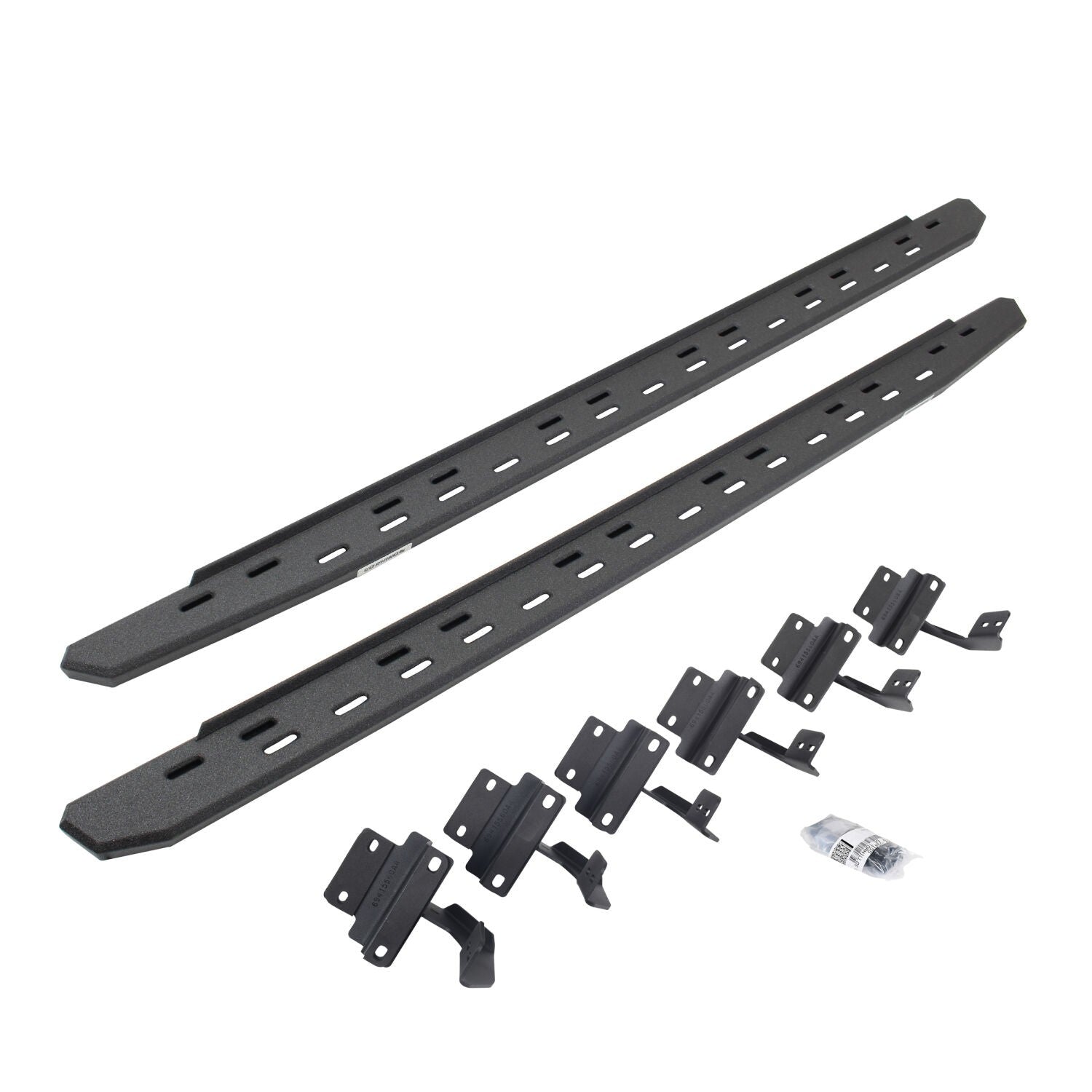 RB30 Slim Line Running Boards with Mounting Bracket Kit Protective Bedliner Coating 2004-2014 Ford F-150 Go Rhino