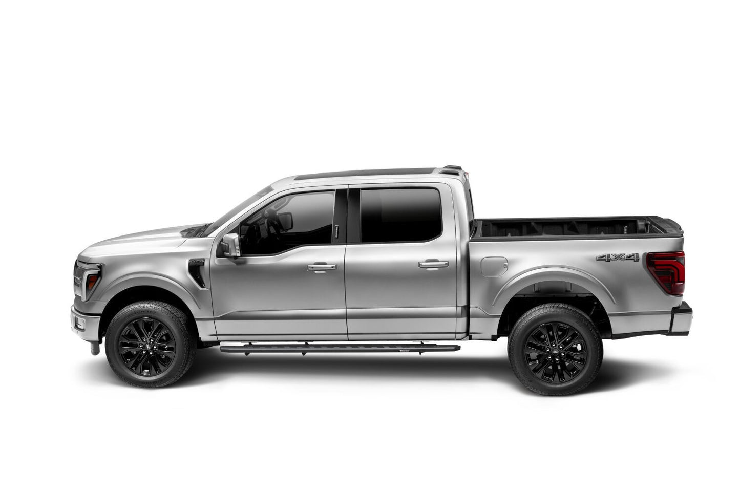 RB30 Slim Line Running Boards with Mounting Bracket Kit Textured Black 2015-2025 Ford F-150/ F-250/F-350 Go Rhino-7