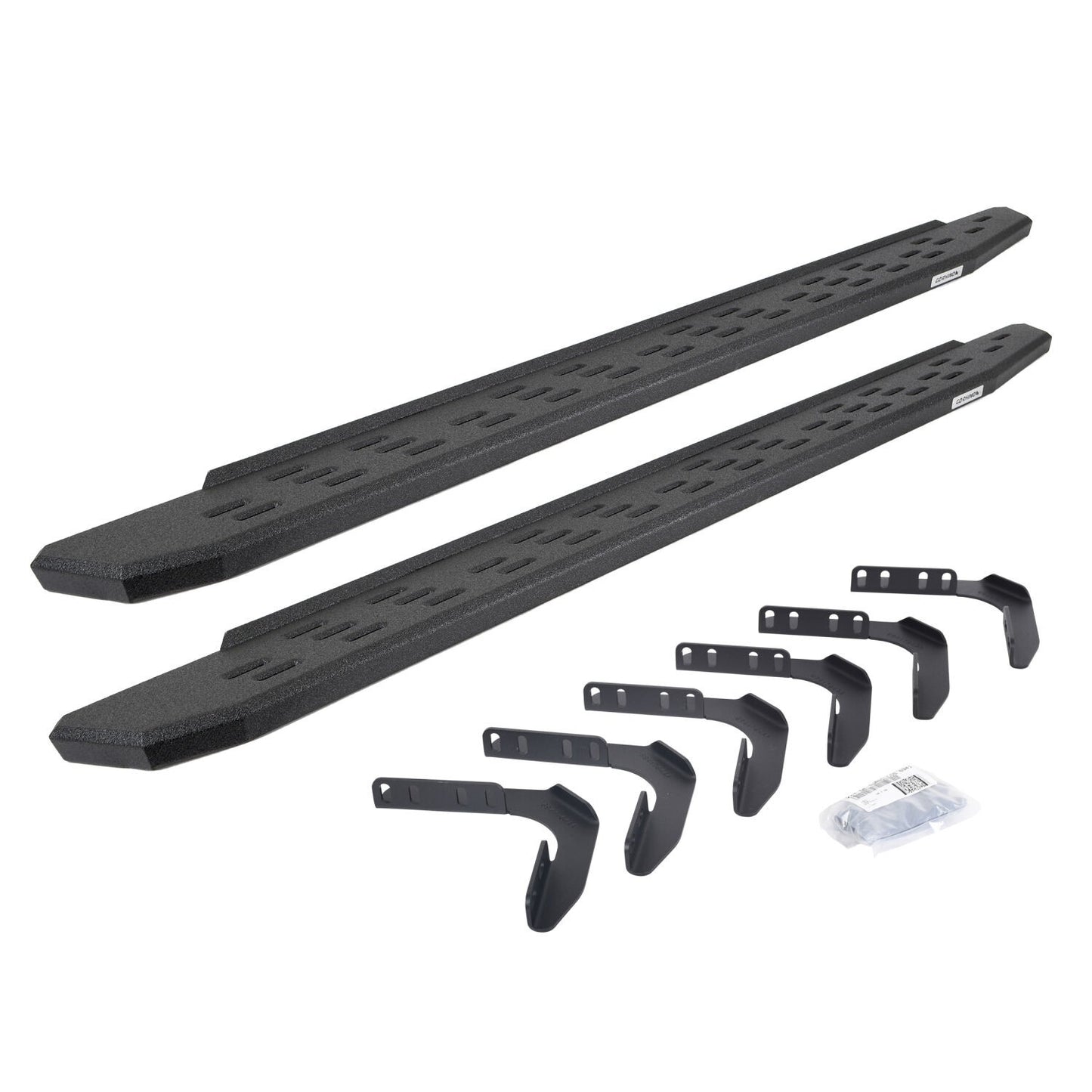 RB30 Running Boards with Mounting Bracket Kit Protective Bedliner Coating 1999-2016 Ford F-250/F-350 Extended Cab Go Rhino