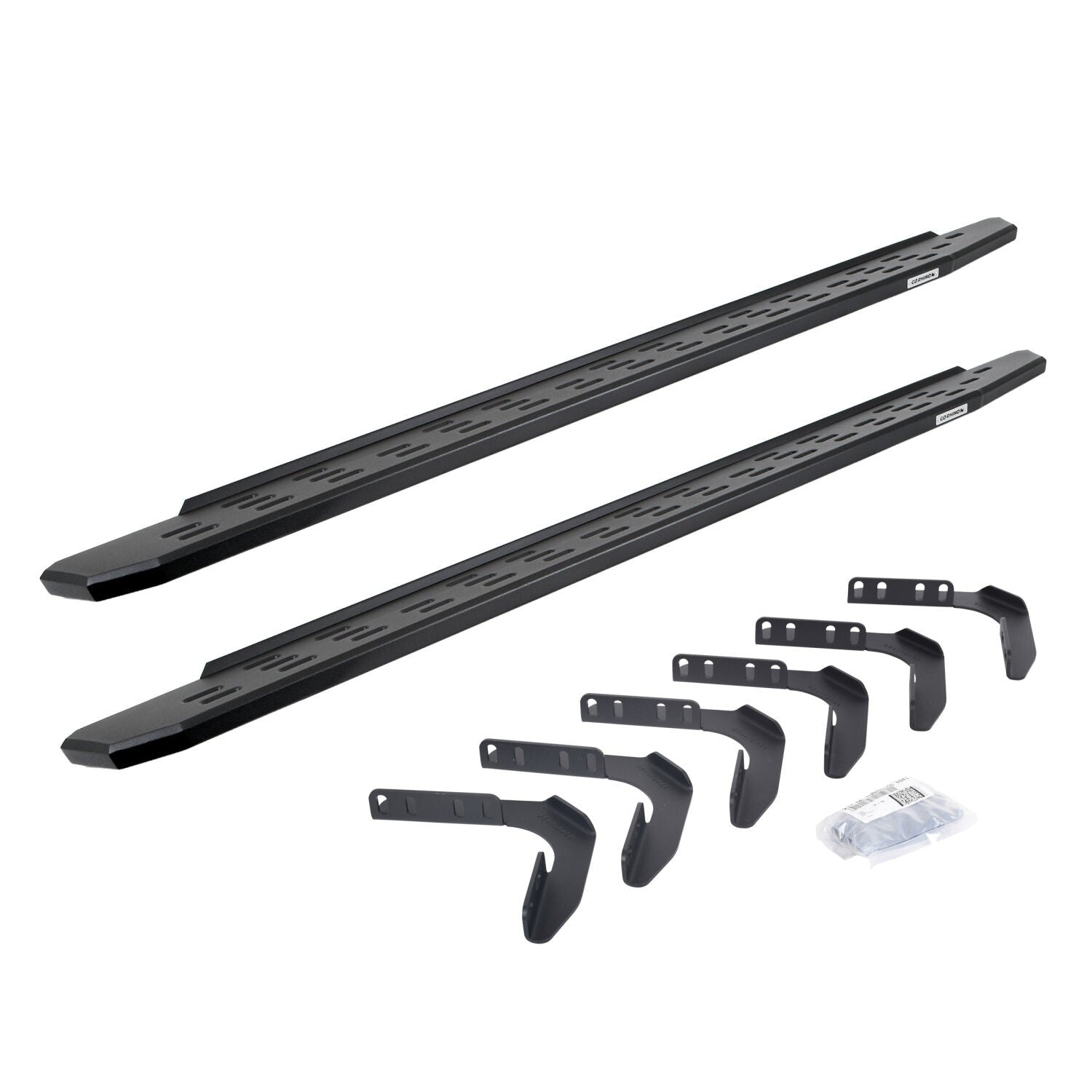 RB30 Running Boards with Mounting Bracket Kit Textured Black 1999-2016 Ford F-250/F-350 Go Rhino