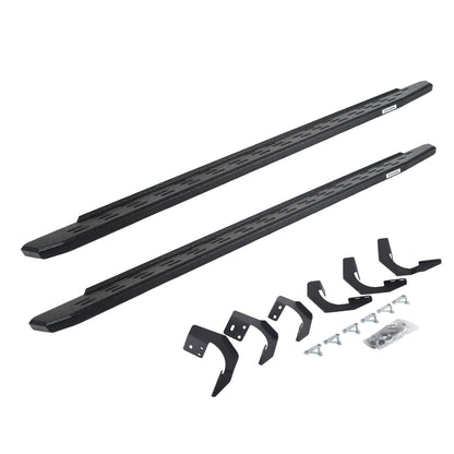 RB30 Running Boards with Mounting Bracket Kit Protective Bedliner Coating 2015-2018 Ram 1500 Go Rhino-3