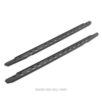RB30 Slim Line Running Boards with Mounting Bracket Kit Textured Black 2015-2026 Colorado/Canyon Go Rhino-1